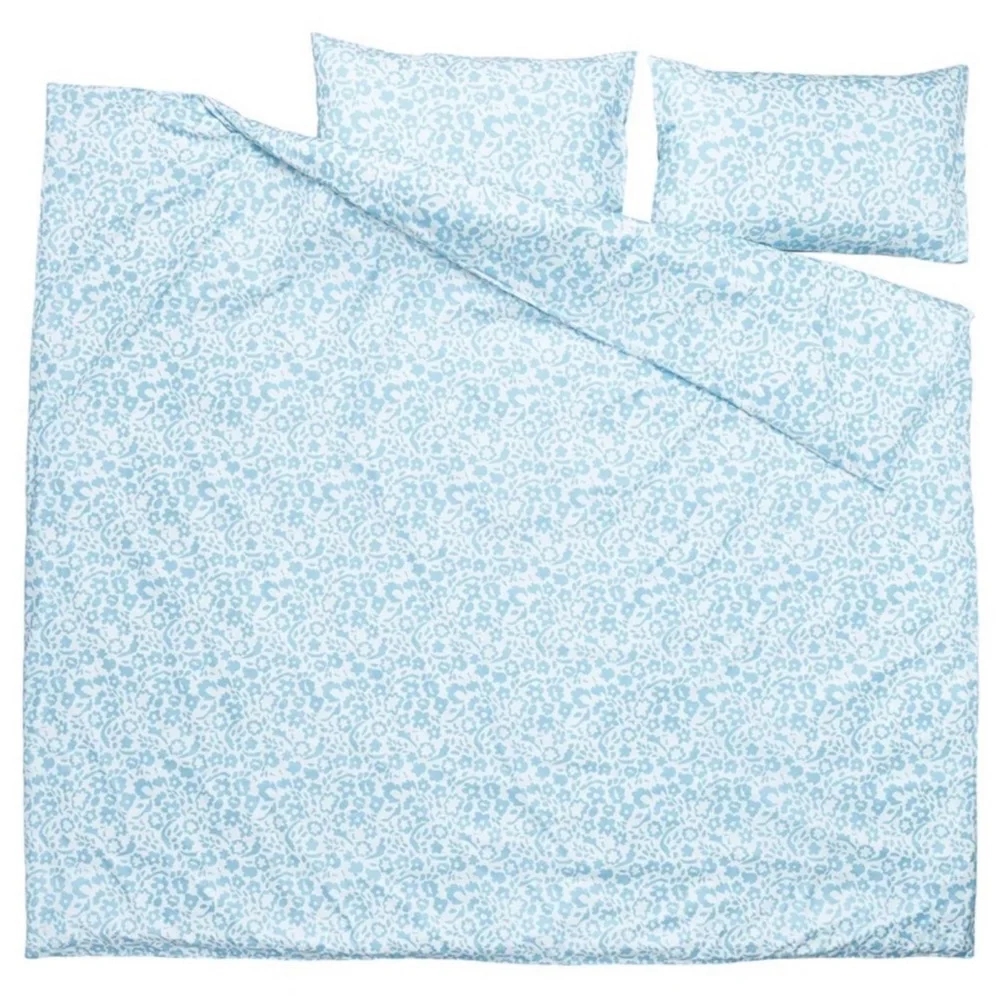 Blue Floral Duvet Set - Queen/Full (Double)